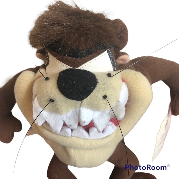 Vintage NWT Looney Toones 9" Tasmanian Devil 1998 - Picture 2 of 5